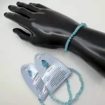 Pulsera Topacio Facetada 4mm