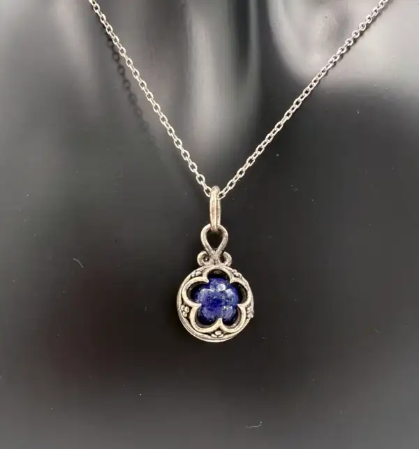 Gotland Mineral Lapislazuli Plata De Ley - Imagen 2