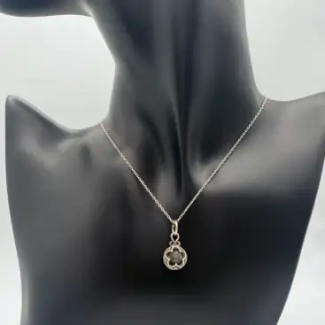 Gotland Cuarzo Cristal Ahumado Plata De Ley