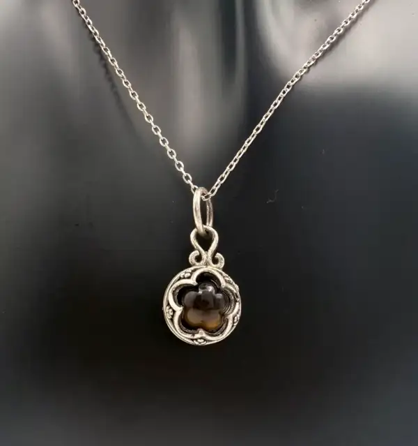 Gotland Mineral Ojo De Tigre Plata De Ley - Imagen 2