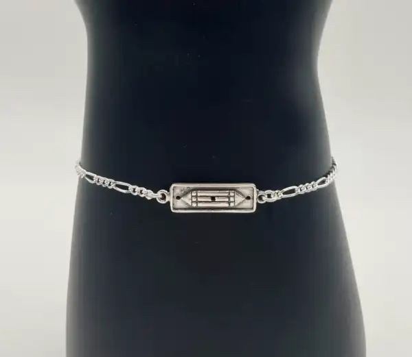 Pulsera Atlante Cadena Eslabones Plata De Ley - Imagen 2