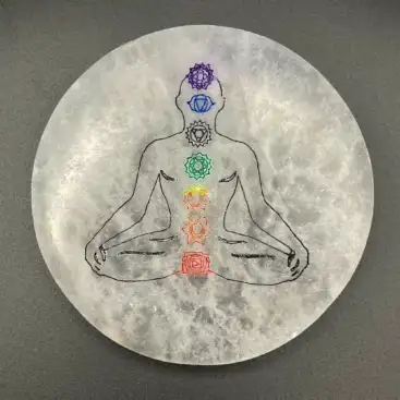 Placa Selenita 7 Chakras