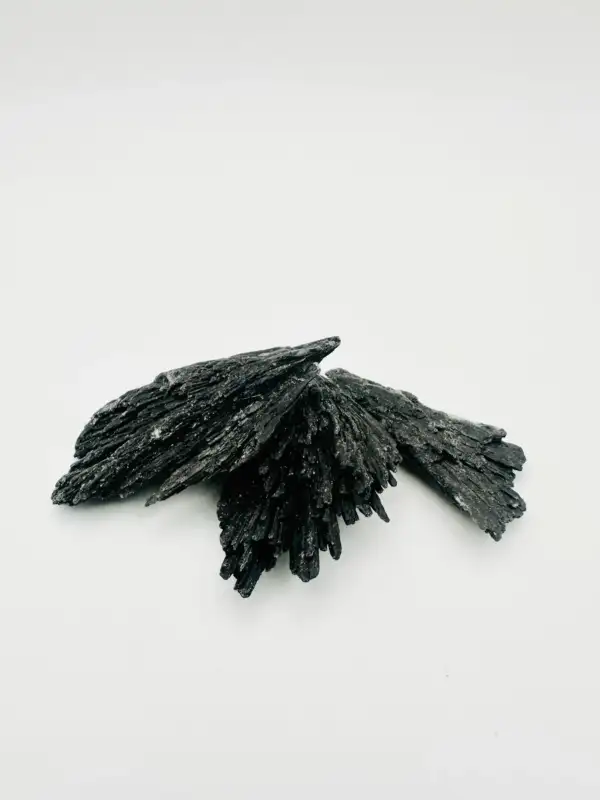 Escoba de Bruja Cianita Negra Rodado Mediano