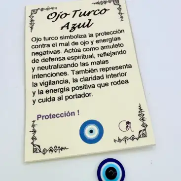Amuleto Ojo Turco Azul