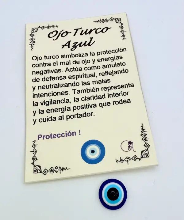 Amuleto Ojo Turco Azul