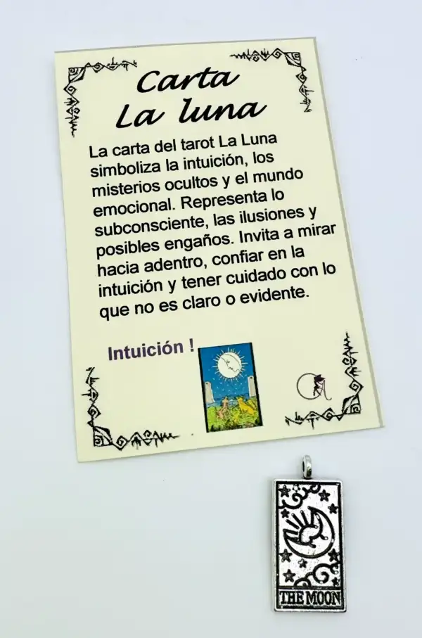 Amuleto Carta La Luna