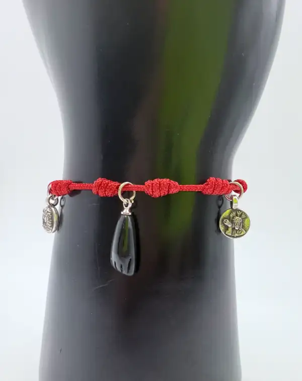 Pulsera 7 Nudos Virgen De La Macarena, Gran Poder Y Puño De Higa - Imagen 3