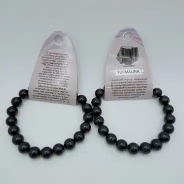 Pulsera Turmalina Hombre 10mm