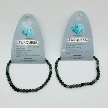 Pulsera Turquesa Africana 4 mm