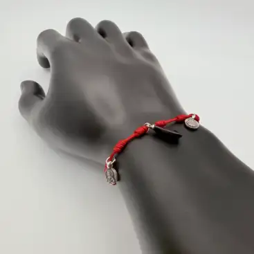 Pulsera 7 Nudos Virgen Del Rocio, Triana Y Puño De Higa