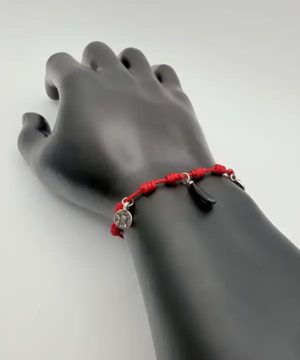 Pulsera 7 Nudos Virgen De La Macarena, Gran Poder Y Puño De Higa