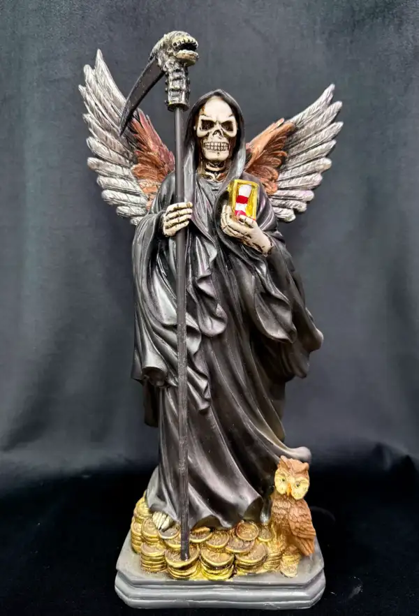 Figura Santa Muerte Con Alas
