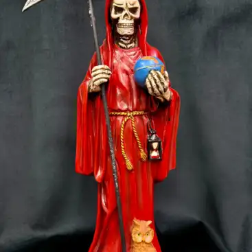 Figura Santa Muerte Roja
