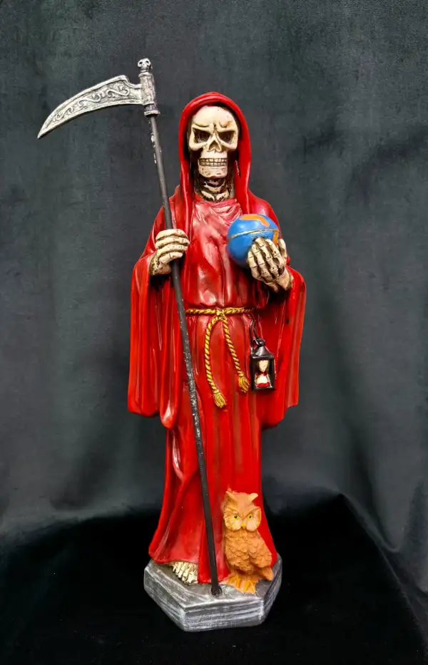 Figura Santa Muerte Roja