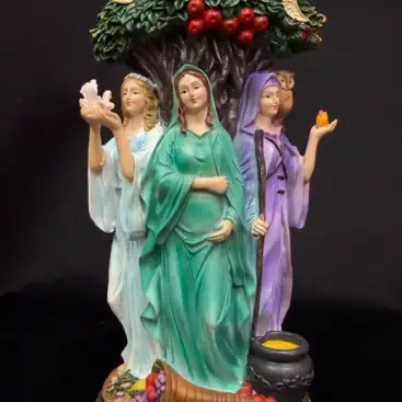 Figura Triple Diosa Colores