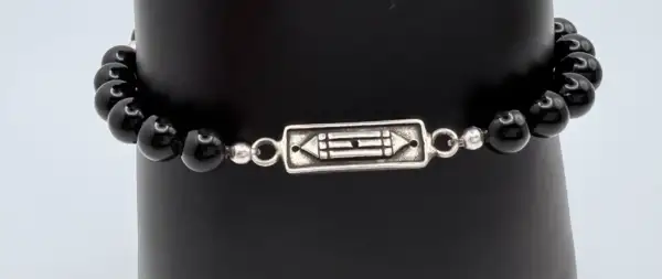 Pulsera Atlante Y Turmalina Plata De Ley - Imagen 2