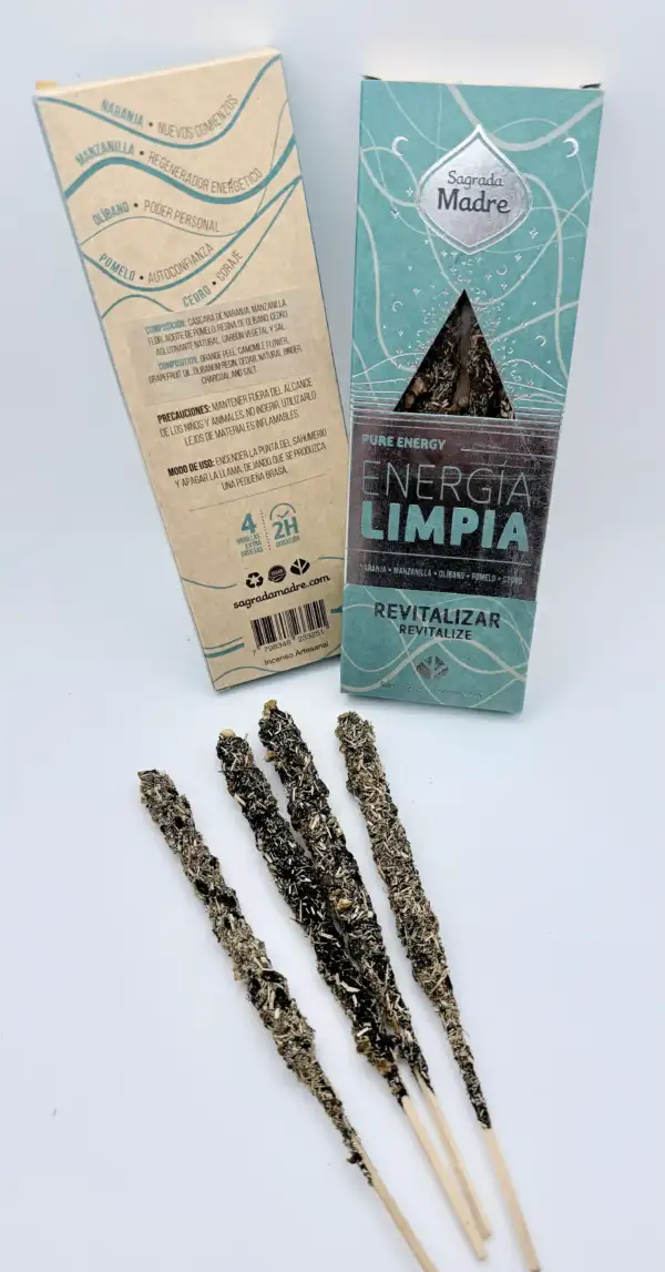 Incienso Energia Limpia Revitalizar Sagrada Madre