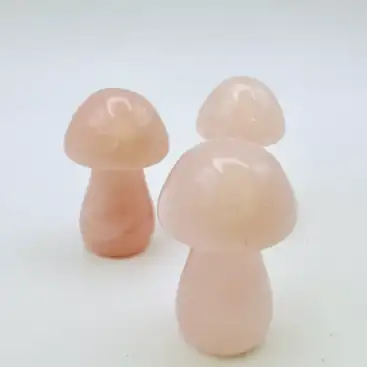 Cuarzo Rosa En Forma De Seta