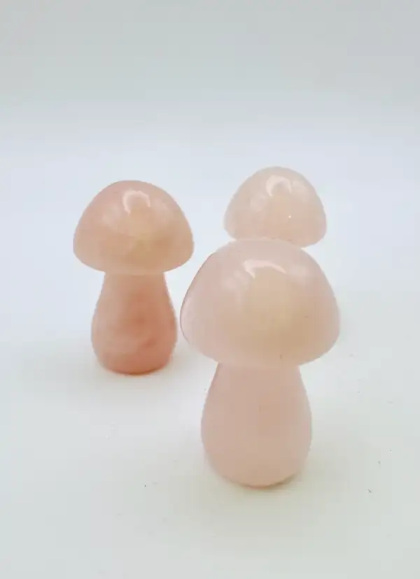 Cuarzo Rosa En Forma De Seta