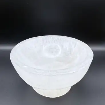 Cuenco Selenita Con Base Grande