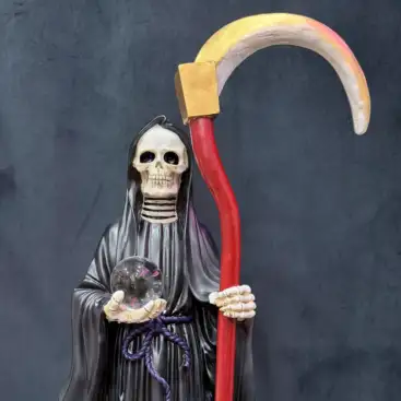 Figura Santa Muerte Negra XXL