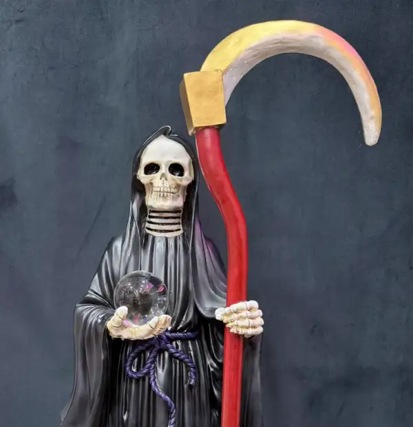 Figura Santa Muerte Negra XXL