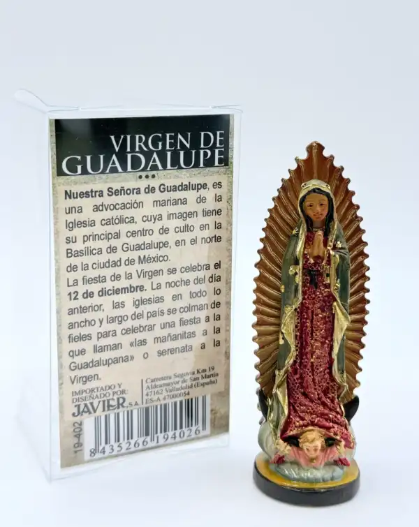 Figura Virgen De Guadalupe Pequeña - Imagen 2