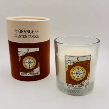 Vela De Arandanos Del Tarot Rueda De La Fortuna