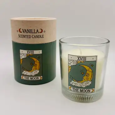 Vela De Vainilla Del Tarot La Luna