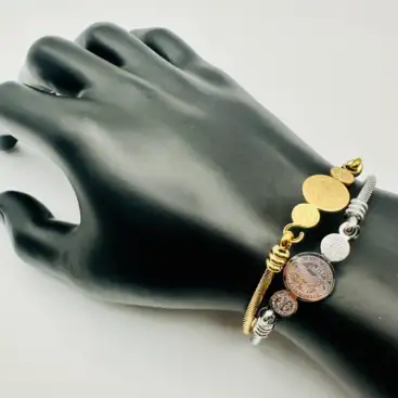 Brazalete San Benito Acero
