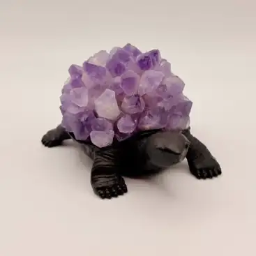 Figura Tortuga Con Amatista