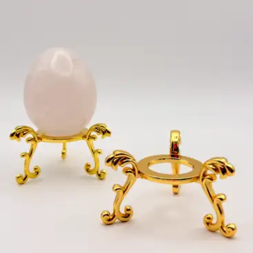 Soporte Para Minerales Pequeño Dorado