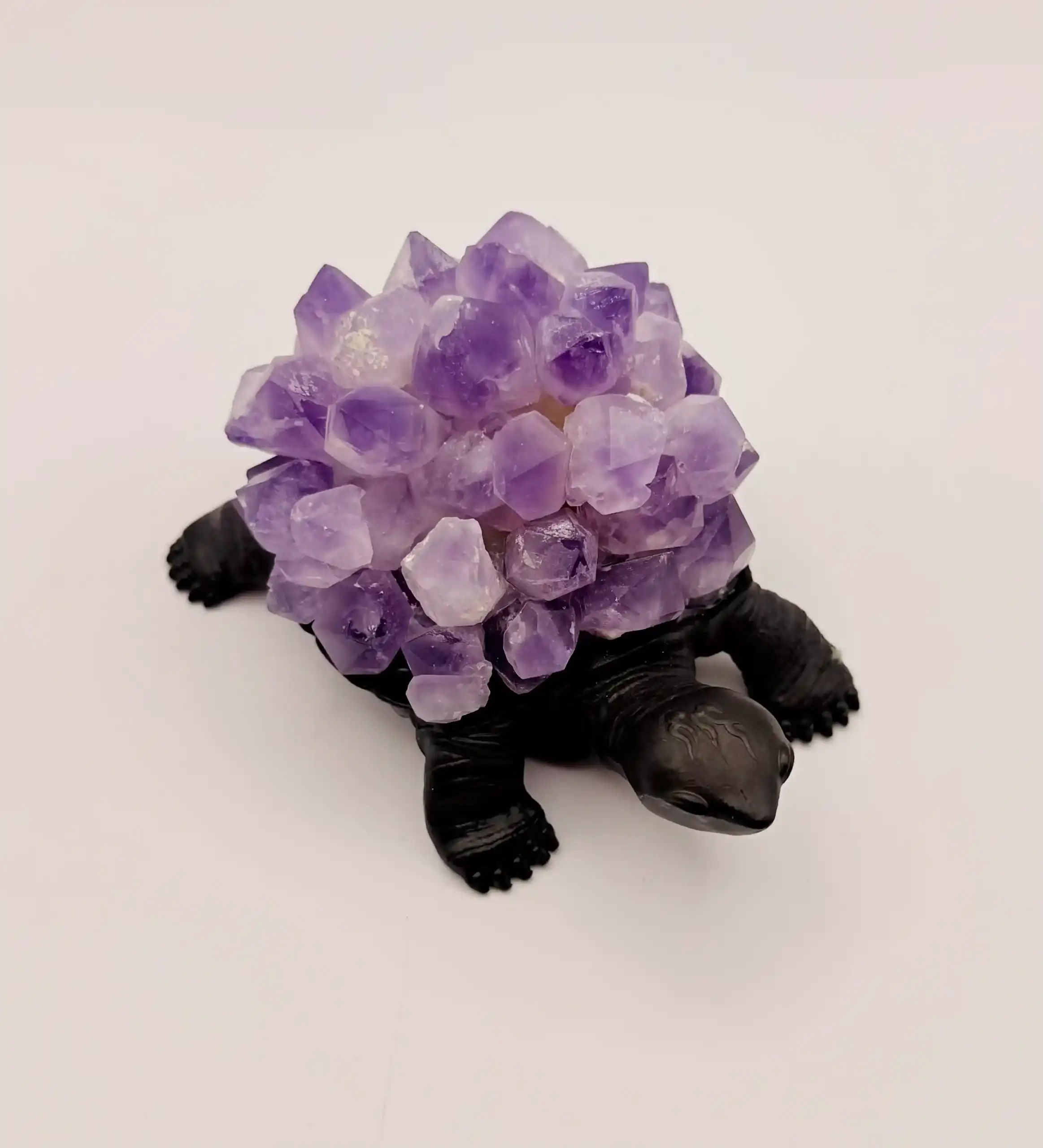 Figura Tortuga Con Amatista - Imagen 2