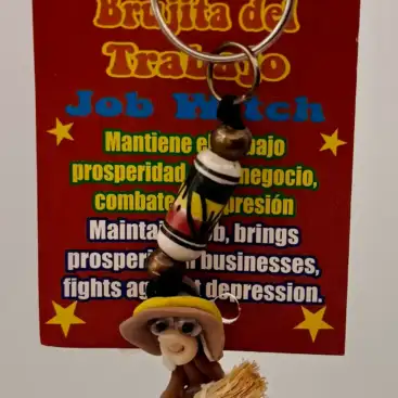 Llavero Brujita Del Trabajo