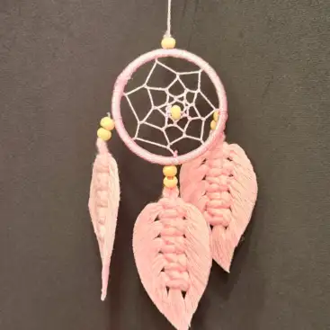 Atrapasueños Rosa Pastel