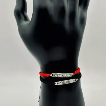 Pulsera Atlante Macrame Plata De Ley