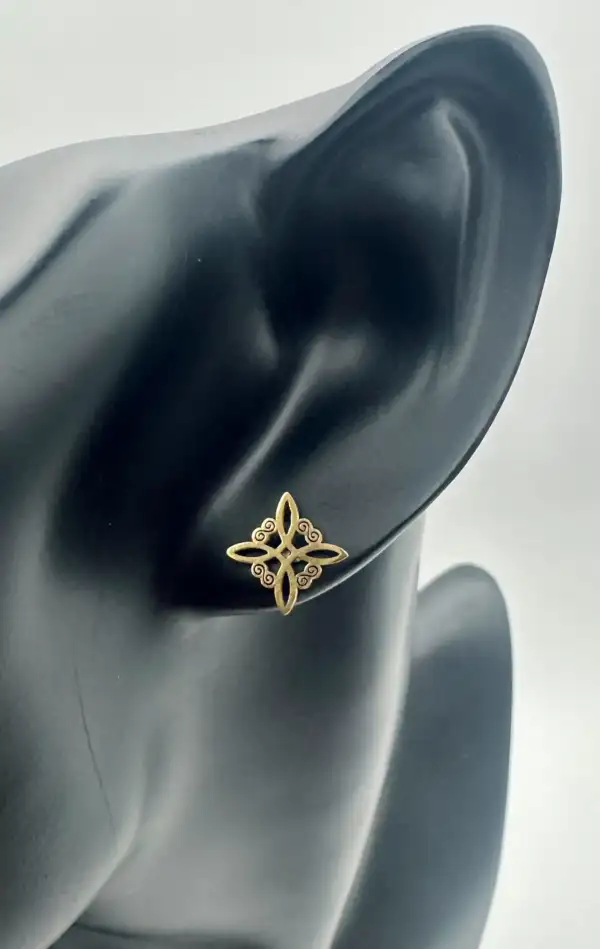 Pendientes Nudo De Bruja Simple