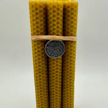 Pack 6 Velas De Miel Largas Tetragramaton
