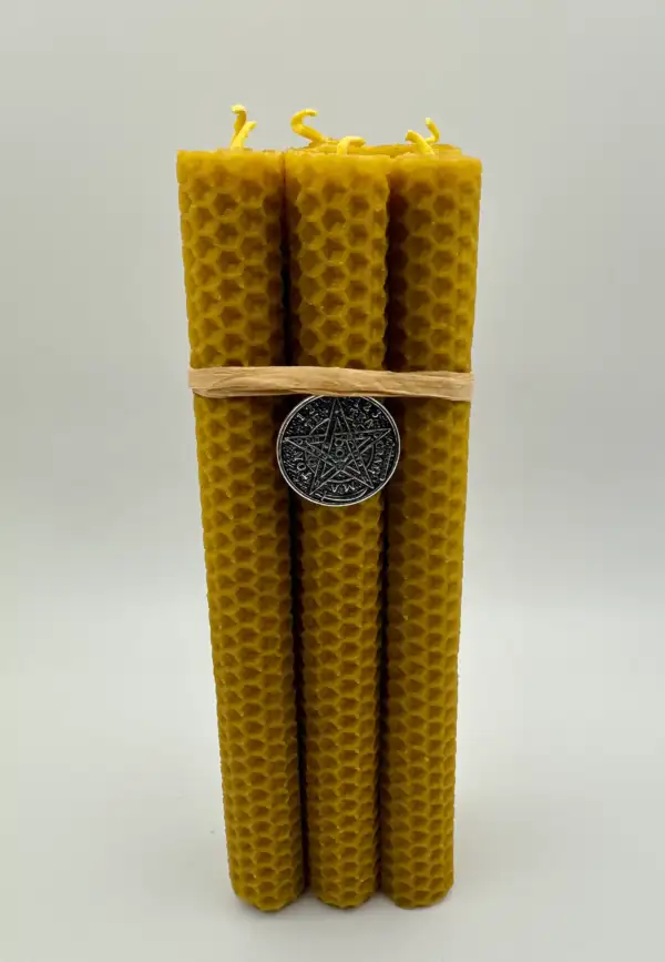 Pack 6 Velas De Miel Largas Tetragramaton