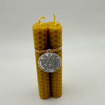 Pack 6 Velas De Miel Pequeñas Tetragramaton