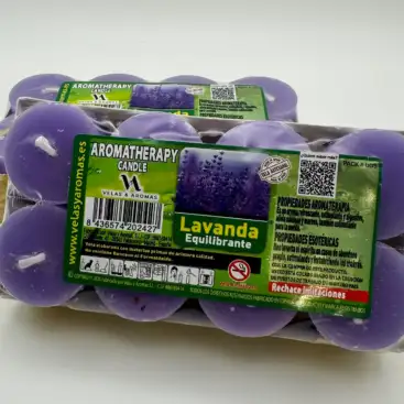 Pack 8 Velas Lavanda