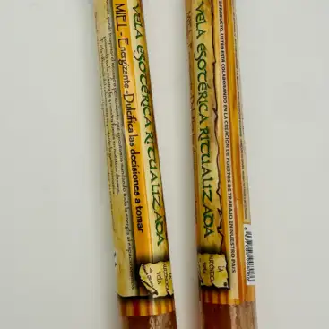 Vela Miel Ritualizada 23cm