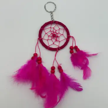 Llavero Atrapasueños Rosa