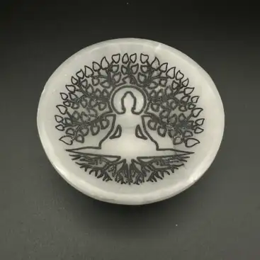 Cuenco Selenita Zen Negro