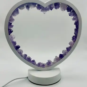 Lampara Corazon Amatista