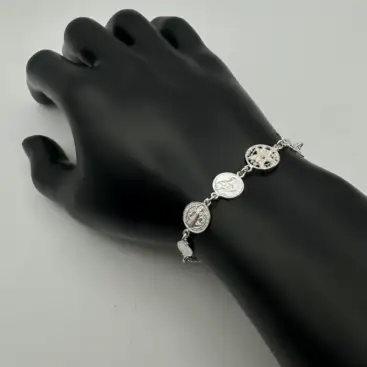 Pulsera Nudo De Bruja, Tetragramaton, San Judas Tadeo, San Benito Y La Milagrosa