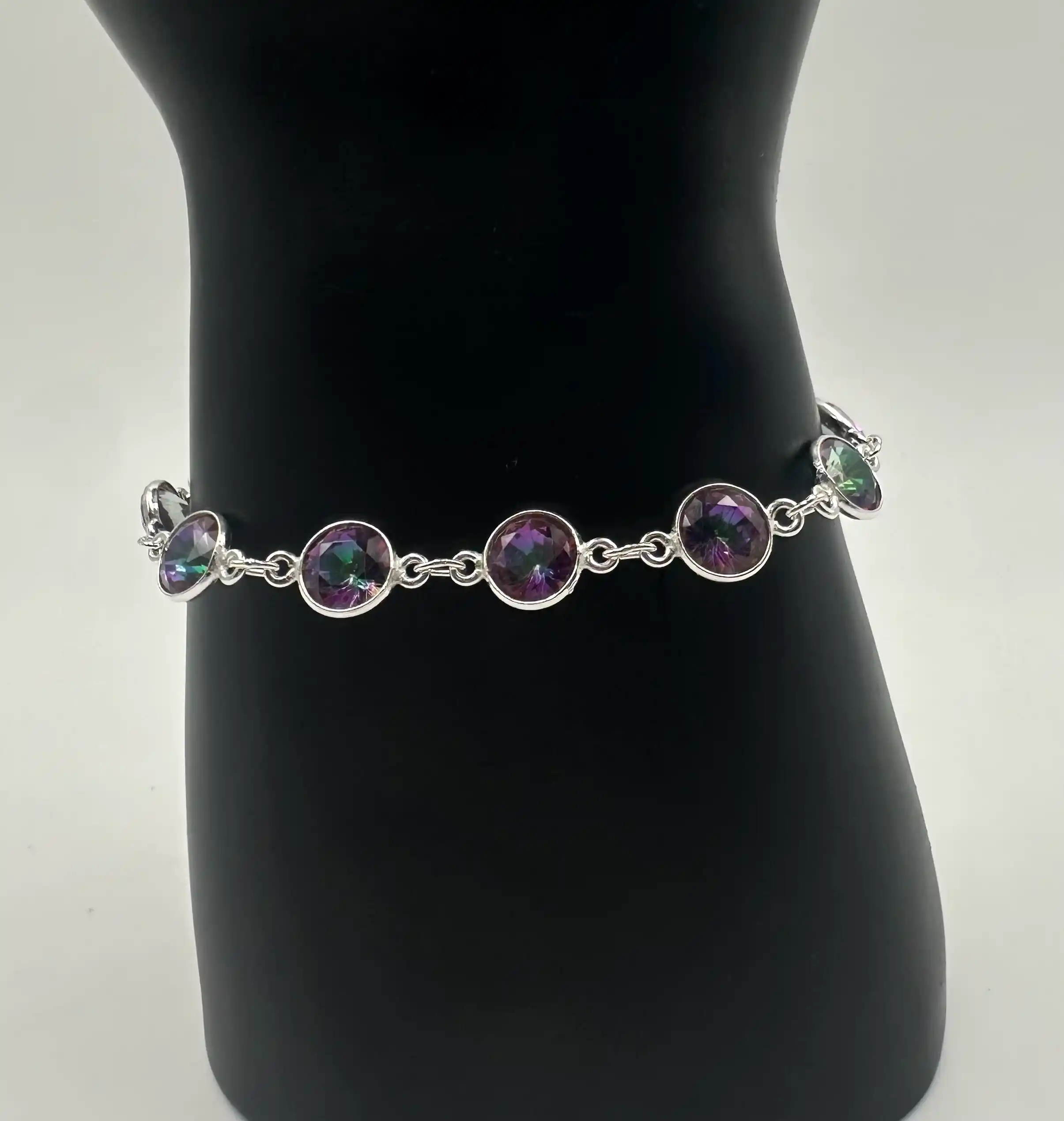 Pulsera Cuarzo Aura Titanio - Imagen 2