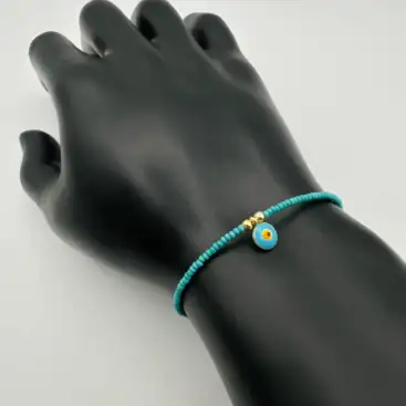 Pulsera Ojo Turco Turquesa