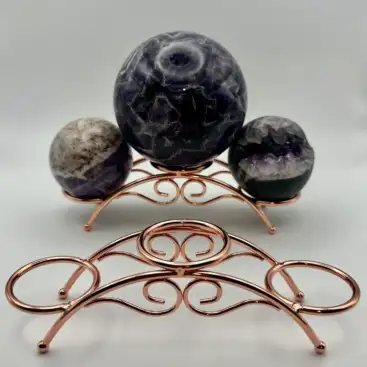 Soporte Para Minerales Acero Rosa