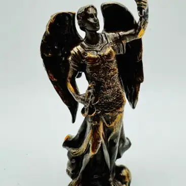 Figura Arcangel San Uriel Bronce 12cm